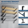 thumbnail image 2 of Yiwa 4-Tier Steel Shelving Brackets, 2 Pack Heavy Duty Hang-on Racks for Garage and Shipping Container Storage Solutions, 2 of 7