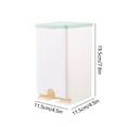 thumbnail image 5 of PPgejGEK Bathroom Wall Mounted Sanitary Napkin Organizer, Multifunctional Swab and Tissue Storage Box, 19.5x11.5x11.5cm/7.6x4.5x4.5in, Pink Green, 5 of 9