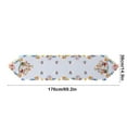 thumbnail image 3 of Twfbrm Easter Bunny Table Runner, 15"x70" Colorful Cutwork Embroidered Floral Rabbit Eggs Table Runners, Farmhouse Easter Table Cover Spring Holiday Kitchen Dining Table Decoration for Party, 3 of 8