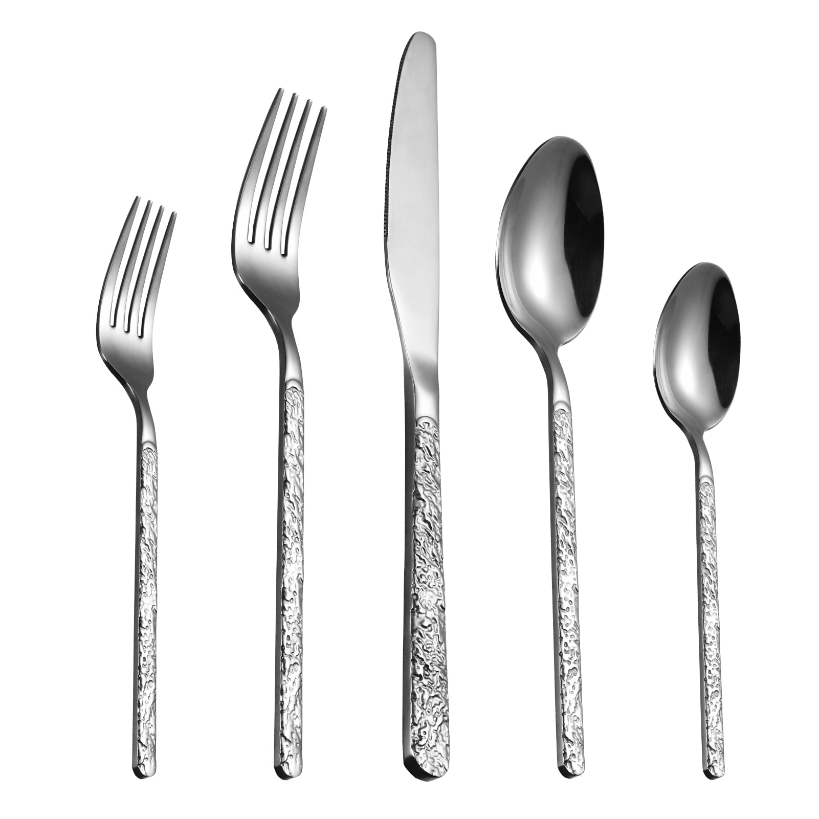 Fashionwu Silverware Set, 30 Piece Stainless Steel Flatware Set