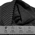 thumbnail image 4 of Bean Bag Chairs for Adults, 4FT Bean Bag Chairs with Plush Microfiber Removable Cover, Giant Bean Bag Chairs with Memory Foam Big Sofa Bean Bag Chairs for Reading, Gaming Cozy Chair, Black, 4 of 6