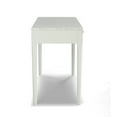 thumbnail image 3 of Contemporary Home Living 36" White Italian Carrara Marble Top Console Table with Drawers, 3 of 7