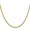 thumbnail image 2 of 14K Yellow Gold Spiga Wheat Chain Necklace 18 inch 2.75 mm Semi-Solid with Lobster Clasp, 2 of 4