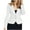 White, variant on Women's Solid Business Suit Casual Professional Work office Coat White 10(XL)