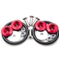 thumbnail image 2 of Xotic Tech 1 Set JDM Quick Release Fasteners For Car Bumpers Trunk Fender Hatch Lids Red Color, 2 of 7
