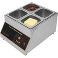 thumbnail image 5 of 500W Electric Chocolate Melting Pot w/Digital Display Control,Commercial Chocolate Warmer Melting Pot Chocolate Melter Pot for Home or Bakery Use 4 Tanks for 26.46lb of Tempered Chocolate, 5 of 8