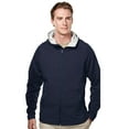 thumbnail image 1 of Tri-Mountain Territory 7380 Bonded Fleece Hooded Jacket, Large, Navy/Navy/Dark Gray, 1 of 2