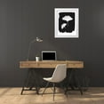 thumbnail image 3 of Rhue, Piper 12x14 White Modern Wood Framed Museum Art Print Titled - Nature by the Lake Gingko II Black, 3 of 4