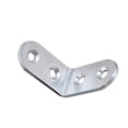 thumbnail image 4 of Miangastore Support d'Angle pour Meubles en Acier Inoxydable Support Rond Accessoires à Angle Droit 90 Degrés Étagère Fixe Argent, 4 of 8