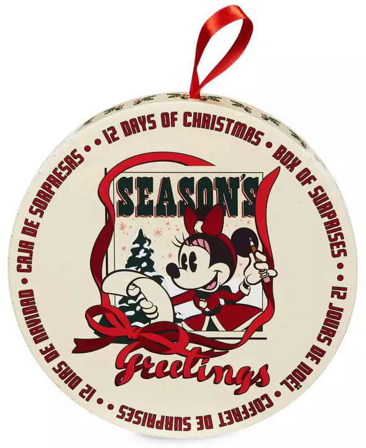 Disney 2022 Minnie Mouse 12 Days of Christmas Advent Calendar