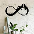 thumbnail image 3 of Custom Personalized Engagement Gift, Wedding Anniversary Metal Wall Art Sign, Custom Infinity Sign, Wedding Gift, 3 of 6
