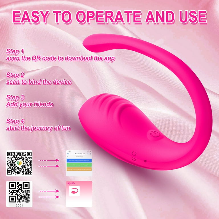 MonNn Wearable Vibrator, APP Remote Control Vibrating Panties with 10  Vibrating Modes for G Spot Clit, Adult Sex Toys for Women Couples Play,  Rose Red - Walmart.com