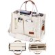 thumbnail image 1 of Bolso Tote FIORETTO de Lona con Cierre Beige, 1 of 6