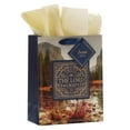 thumbnail image 4 of Blue/Gold Gift Bag w/Tissue Paper: Trust In The Lord Always - Isa. 26:4, Medium, 4 of 4