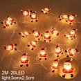thumbnail image 1 of 2M 20LED Santa Claus Snowflake LED Light String Christmas Decoration For Home Xmas Tree Ornament 2024 Navidad Kids Gift New Year, 1 of 5