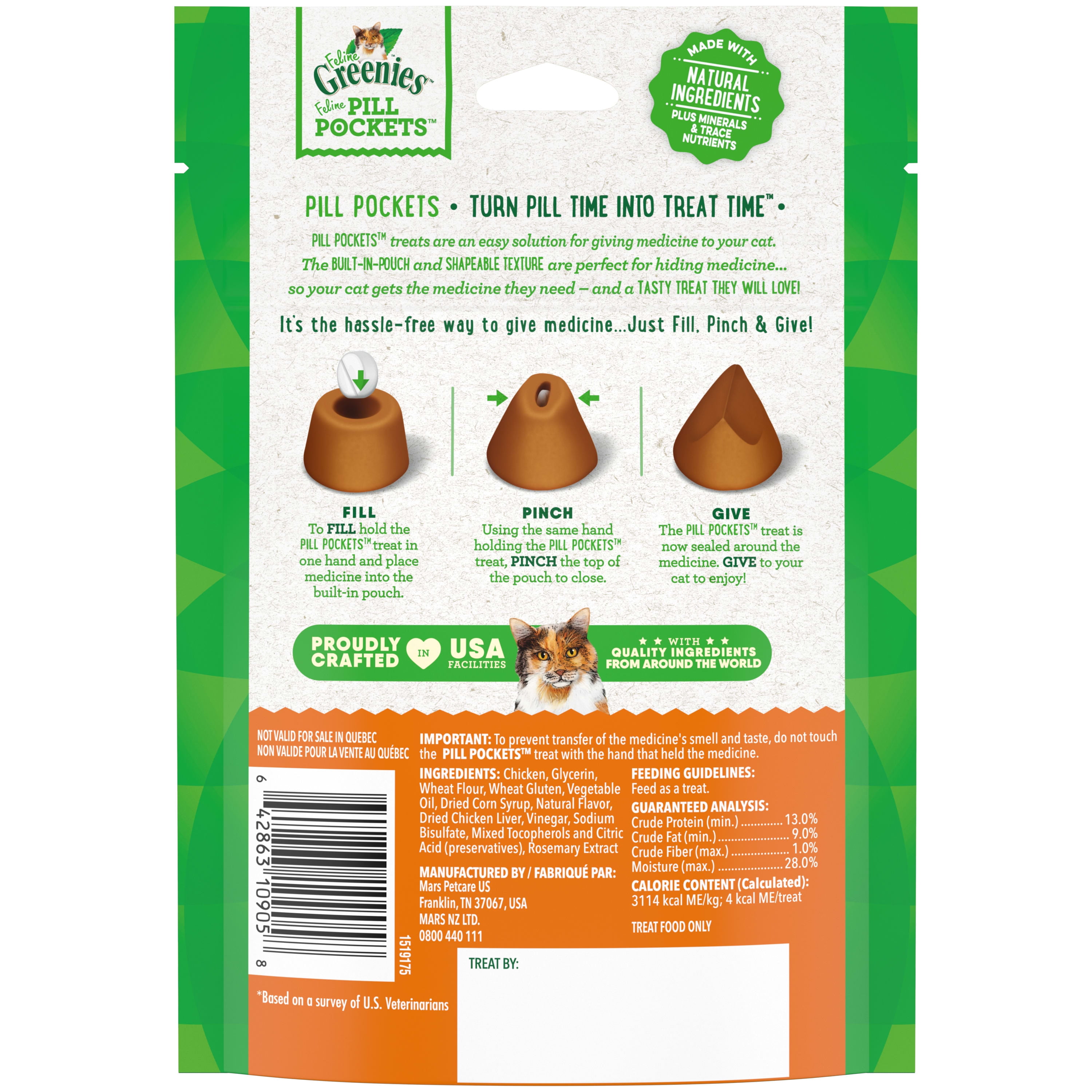 Pill pockets top for cats