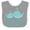Heather and White, variant on Inktastic Nanny Loves Me Grandchild Whale Boys or Girls Baby Bib