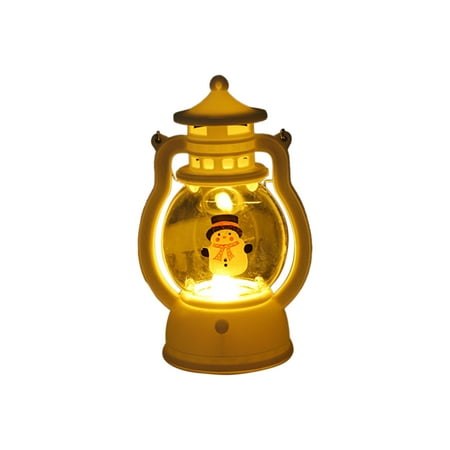 

Christmas Lantern LED Stanta Claus Snowman Xmas Tree Decor Night Lights for Home Portable Oil Lamp New Year Festival Ornament Lamp