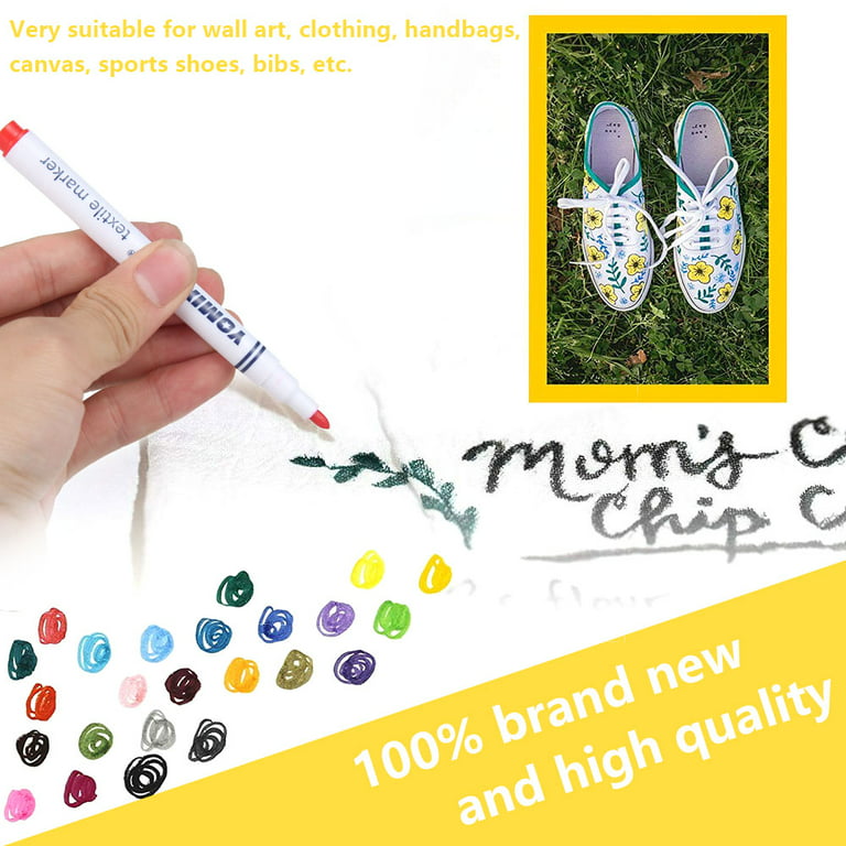 Permanent Non-Toxic Washable Fabric Marker Customized Logo Mini