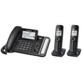 Panasonic KXTG9582B Link2Cell DECT_6.0 2Handset 2Line Digital