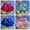 MIX Color-4PCS, variant on 4 Pairs Convertible Fingerless Gloves Knit Glove with Mitten Cover for Kids aged 5-10Year