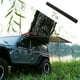 thumbnail image 4 of Toldo de techo con control remoto 1/10 1/8 para coches RC SCX10 TRX4 D90 ARB Negro, 4 of 9