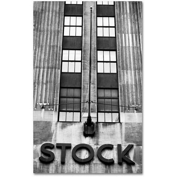 Trademark Fine Art Yale Gurney Wall Street STOCK Canvas Wall Art - 12x19