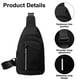 thumbnail image 3 of Bolso de pecho para hombre, de nailon impermeable, tipo bandolera, 3 of 5