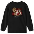 thumbnail image 6 of Coraline Girls Black Crew Neck Long Sleeve Sweatshirt - Large, 6 of 7