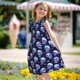 thumbnail image 5 of Fotbe crystal Skull Vestido de Dormir para Niñas de 3 a 10 Años, Mangas Cortas, Estilo Princesa, Pijama Camisón con Mangas Voladas-XX-Large, 5 of 6
