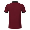 thumbnail image 3 of New Men's Collar Color - Matching Button Shirt with Chest Pocket - Fashionable and Practical, 3 of 3