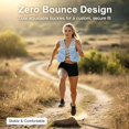 thumbnail image 4 of Running Hydration Vest,Lightweight Reflective Sports Vest with Water Bottle & Phone Pockets,Adjustable Chest Strap for Marathon, Hiking, Cycling, Men Women, 4 of 5