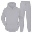 thumbnail image 4 of Conairie Sweatsuits for Men Set 2 Piece Casual Solid Color Loose Fit Hoodie Sweatshirt and Joggers Sweatpants Sets Loungewear Fall Winter Long Sleeve Sport Suit with PocketBlack XXXL, 4 of 4