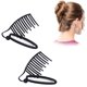 thumbnail image 2 of 2 uds horquilla de giro francés rápido mujeres DIY peinado Updo moño peine Clips, 2 of 10