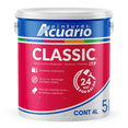 thumbnail image 3 of Pintura Acrílica Modificada Acuario Exteriores / Interiores ITP Classic 4 Litros Blanca + Brocha Corona Clasica 6", 3 of 3
