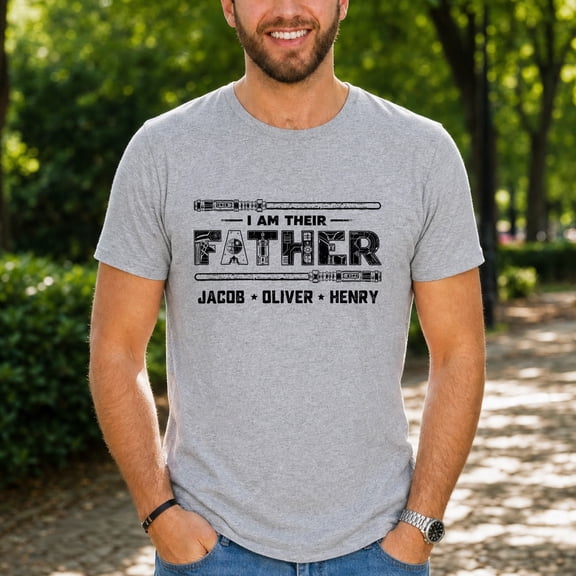 Jollimate Custom Name Shirt, I Am Their Father Shirt, Gift For Dad, Best Dad Ever Shirt