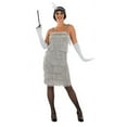 thumbnail image 2 of 1920s’ Vintage Flapper Accessories Costumes Sliver Gloves for Opera Wedding Halloween Gatsby Theme Party Performance, 2 of 7