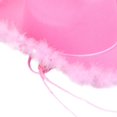 thumbnail image 6 of Segolike Bridal Cowgirl Hat with LED Charm Western Cowboy Hat for Beach Gift Party Favors Pink with Feather, 6 of 8