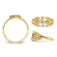 thumbnail image 2 of 14K Yellow Gold Star of David Ring, 2 of 4