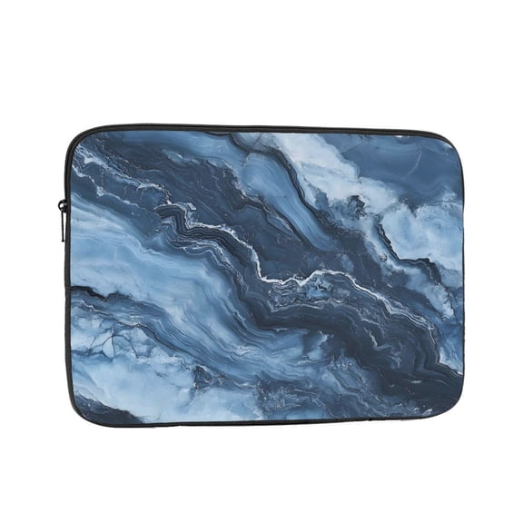 Laptop Case Shockproof Sleeve Water Resistant Computer Bag Fits Tablet Notebook Ultrabook For Travel Office 10 Inch Slateblue Marble_2