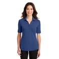thumbnail image 1 of Port Authority® Ladies Silk Touch™ Interlock Performance Polo. L5200 Autoridad Portuaria L5200, 1 of 1
