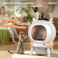 thumbnail image 2 of Caja de arena para gatos Furrykiddy 65L autolimpiante con WiFi, 2 of 9
