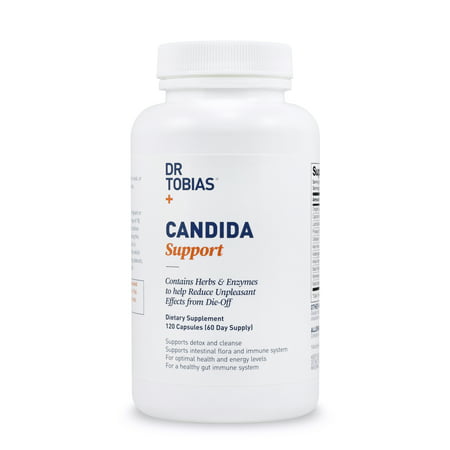 Dr Tobias Candida Support Capsules, 120 Ct (The Best Candida Cleanse)