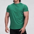 thumbnail image 2 of Xunlbb Men's Shirts Men'S Clothing Under $10 Man Solid-Color Casual Sports Running Raglan-Sleeves Short Sleeve Round-Neck, S-2XL, 2 of 7