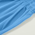 thumbnail image 7 of Plus Size Big & Tall, Men's 2 Piece Set Quick Dry Casual Cotton Shorts & T-Shirt, Athletic Running Gym Workout Fitness Beach Sets | TOPLIU,Sky Blue 2XL, 7 of 7