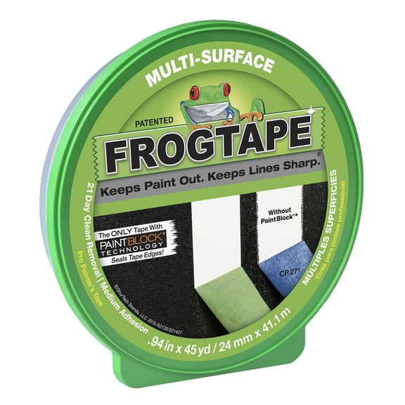Duck Tape FrogTape Multi-Surface Masking Tape, .94 in x 60 yds.