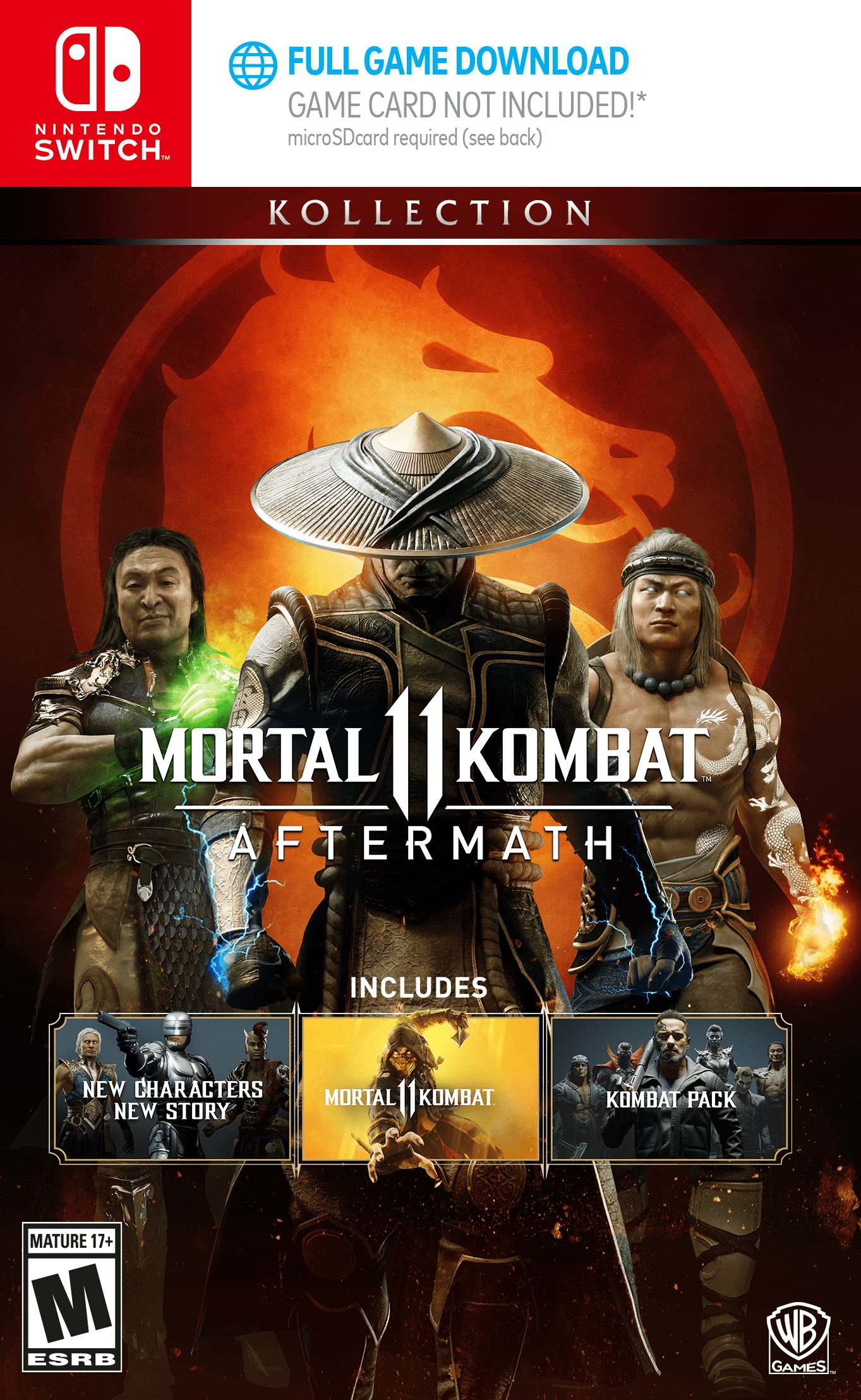 Warner Bros. Mortal Kombat 11: Aftermath Kollection - Nintendo Switch (Code in Box)