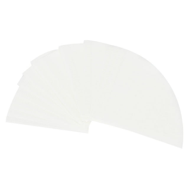 Papel de filtro de café BuyWeek 100 piezas desechable en forma de abanico blanco