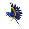thumbnail image 3 of Figura de pájaro artificial con forma de loro y pájaros azules para decoración de bodas Parrot Blue, 3 of 6