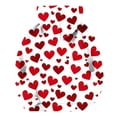 thumbnail image 4 of Sudadera con capucha para niña, para el Día de San Valentín, con estampado de color, de manga larga, informal, deportiva, con capucha, de manga larga, con inserciones en los hombros, blusa de poliéste, 4 of 6